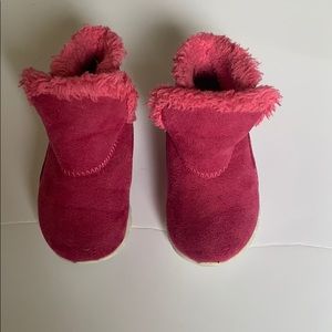 CRB girl pink boots size 5